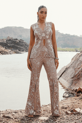 Stella Peplum Co-ord Set-XS