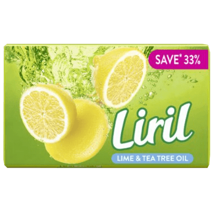 Liril Bathing Soap Lime 4 x 75g