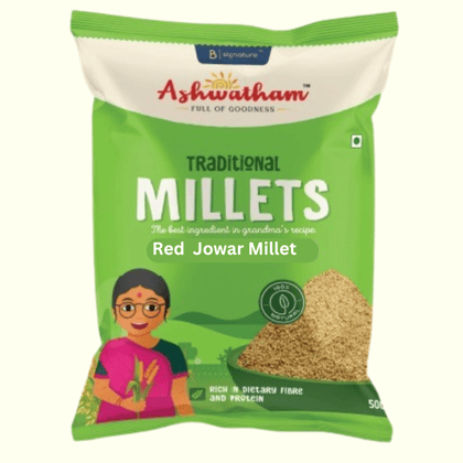 Ashwatham Red Jowar Millet - Sivappu Cholam 500g