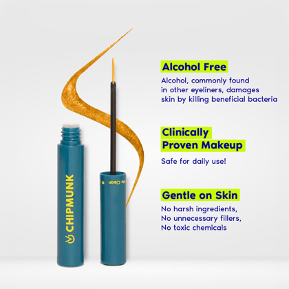 Strike Out! - Metallic Liquid Eyeliner 15 Bold Gold-15 Bold Gold