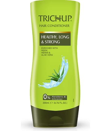 Trichup Healthy Long & Strong Hair Conditioner 200ml | Herbal Damage Repair & Nourishing Conditioner for Smooth, Strong Hair