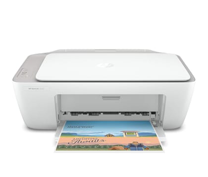 HP Deskiet 2332 All-in-One Printer, Print, Copy, Scan, Hi-Speed USB 2.0, Up to 7.5/5.5 ppm (Black/Color), 60-Sheet Input Tray, 