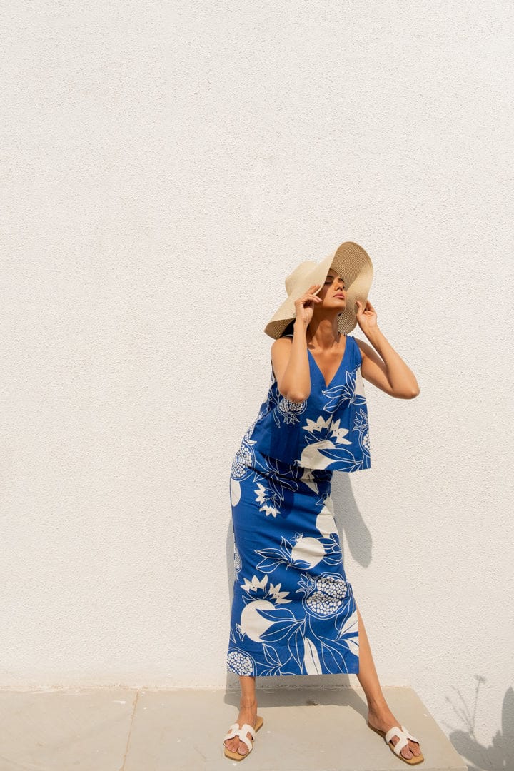 Blue Anaar Skirt Co-Ord-S