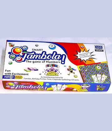 PETERS PENCE-  SMART TAMBOLA MEDIUM SMART BOARD GAME WITH 300 TICKETS Party & Fun Board Game