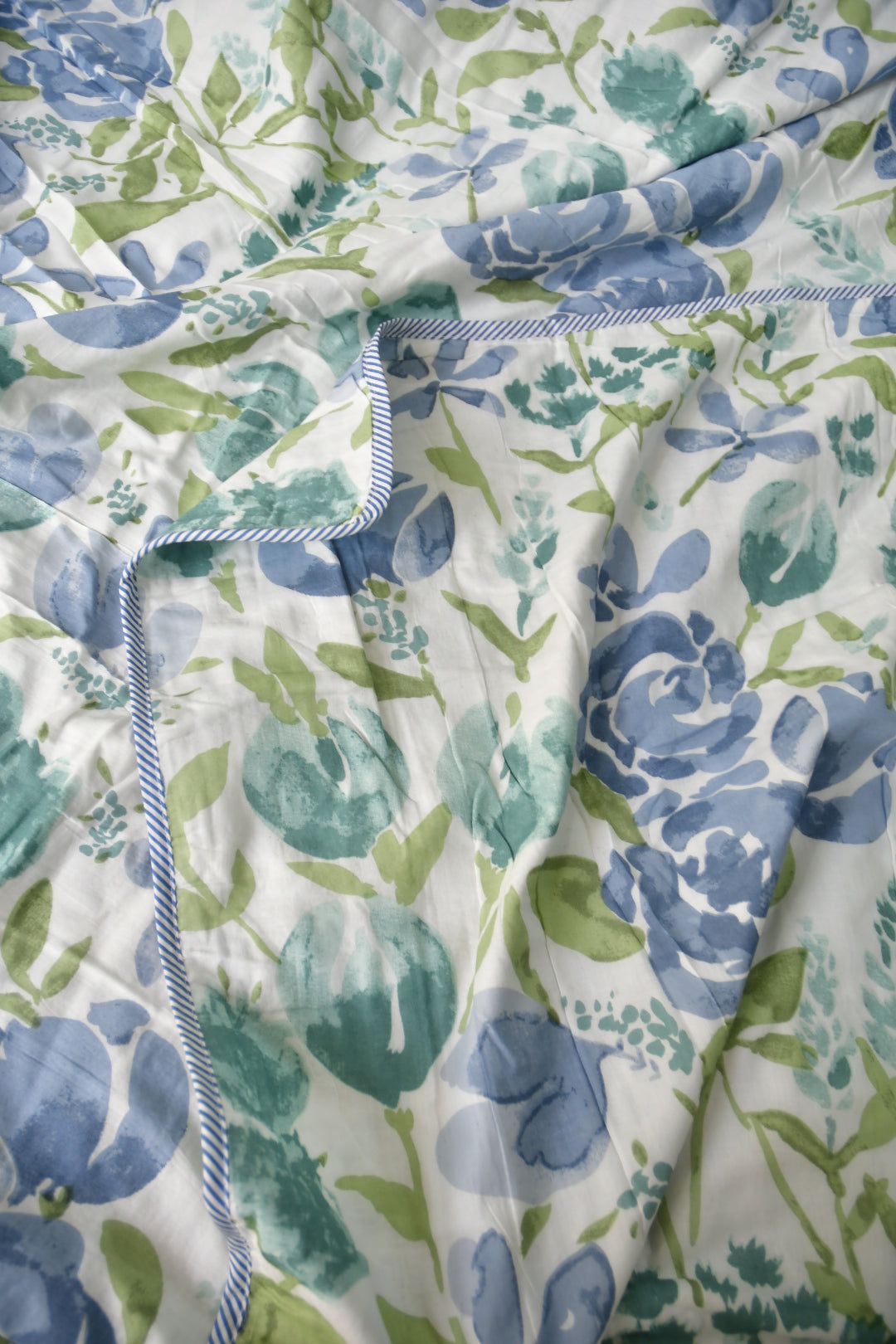 Pastel Floral Dohar: Soft Mul Mul Cotton, Summer Comfort Single (Pair)