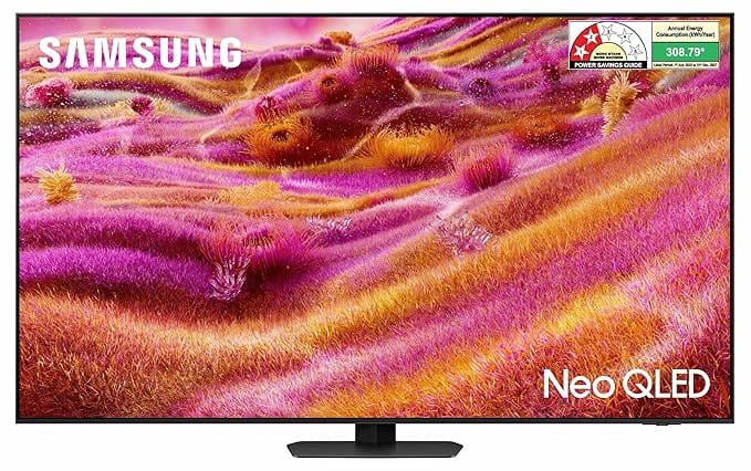 Samsung 163 cm (65 inches) 4K Ultra HD Mini-LED Neo-QLED Smart TV QA65QN90FAULXL(Titan Black)