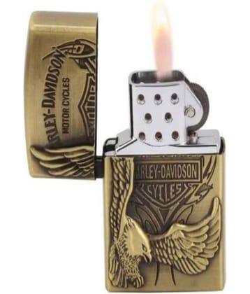 Kadio Gold Stainless Steel Cigarette Lighter ( Pack of 1 )