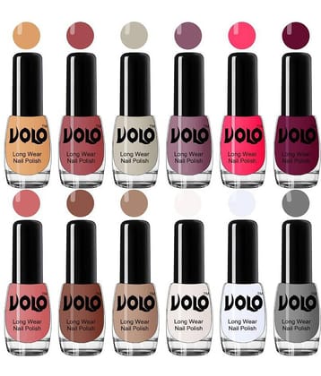 VOLO True Wear High Gloss Impresso Nail Polish Sets of 12  Multi Glossy 60 mL