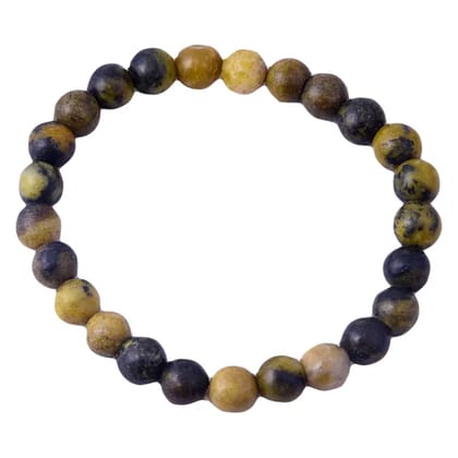 Yellow Serpentine Bracelet Healing and Vastu, Meditation, Protection Stylish Bracelet for Girls/Boys/Women(KI_151)  by Krishna Impex