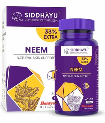 Siddhayu Neem Tablet 80 No.S Pack of 1