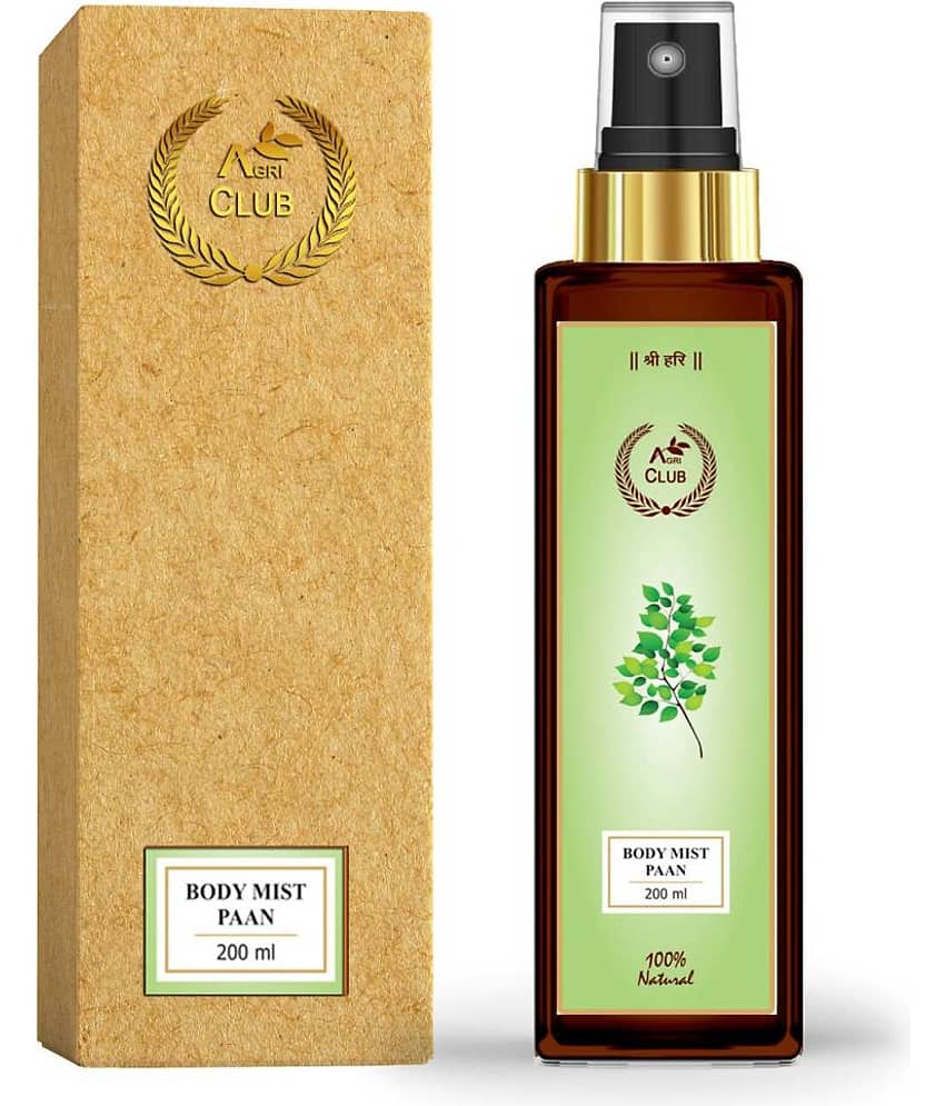 AGRI CLUB - Paan Body Mist For Men,Women 200 ml ( Pack of 1 )