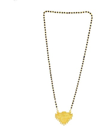 JIPPA - Golden Mangalsutra ( Pack of 1 )