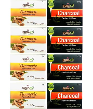 Subaxo - Skin Whitening Soap for All Skin Type ( Pack of 8 )