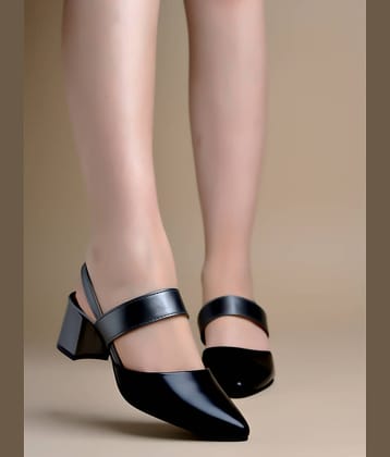 Shoetopia Black Women's Mules Heels