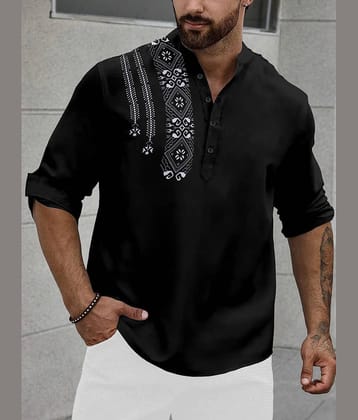 Nofilter Light Green Cotton Blend Men's Regular Kurta ( Pack of 1 )