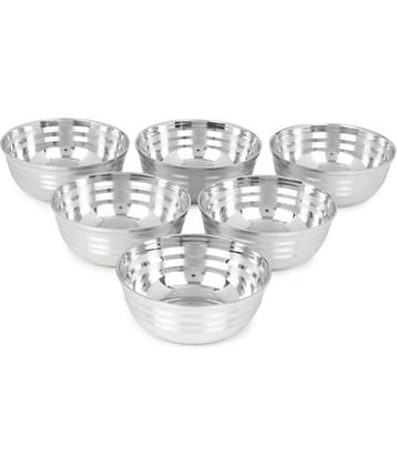 Dynore Stainless Steel Salad Bowl 150 mL ( Set of 6 )