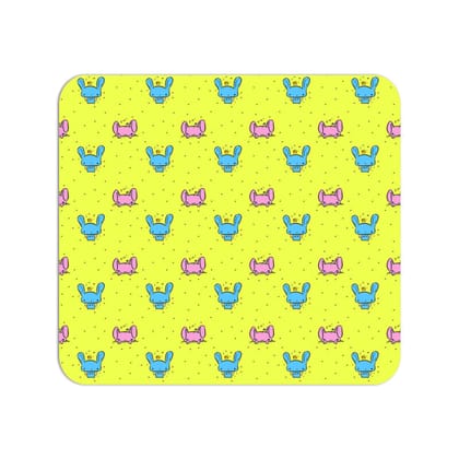 Psychedelic Bunny Mouse Pad