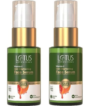 Lotus Botanicals Vitamin-C Skin Brightening Face Serum 30ml (Pack of 2)