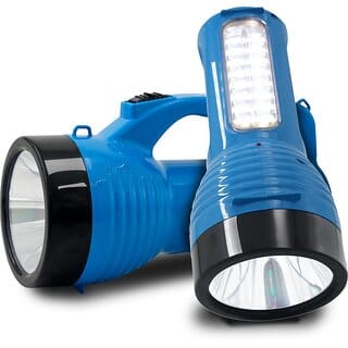 Charkee 30W High Flash Led torch Plastic Body Rechargeable Tourch (Multicolor)