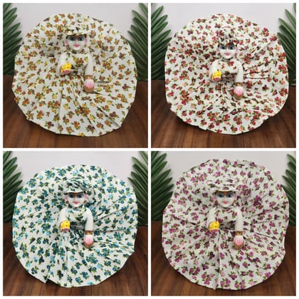 Laddu gopal ji Summer dress pack of 4-Size-0