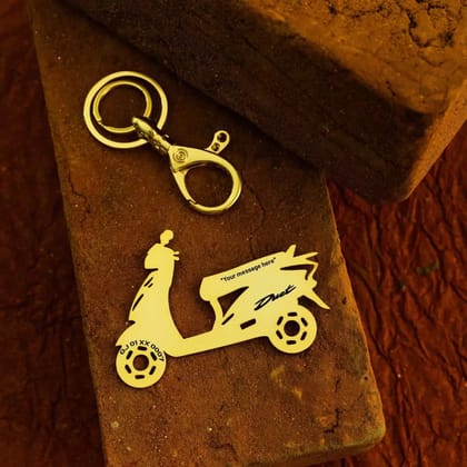 Hero Duet Keychain-Gold