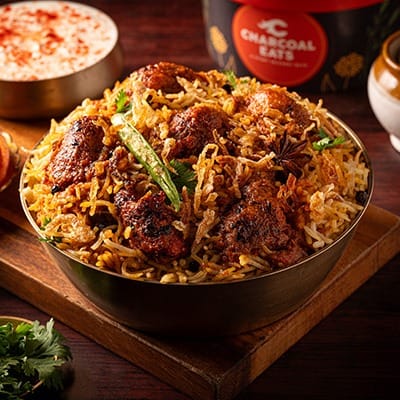 Ustaadi Hyderabadi Chicken Biryani (Boneless, Serves 1)