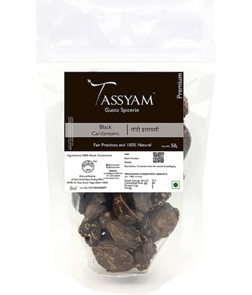 Tassyam Black Cardamom 50 gm