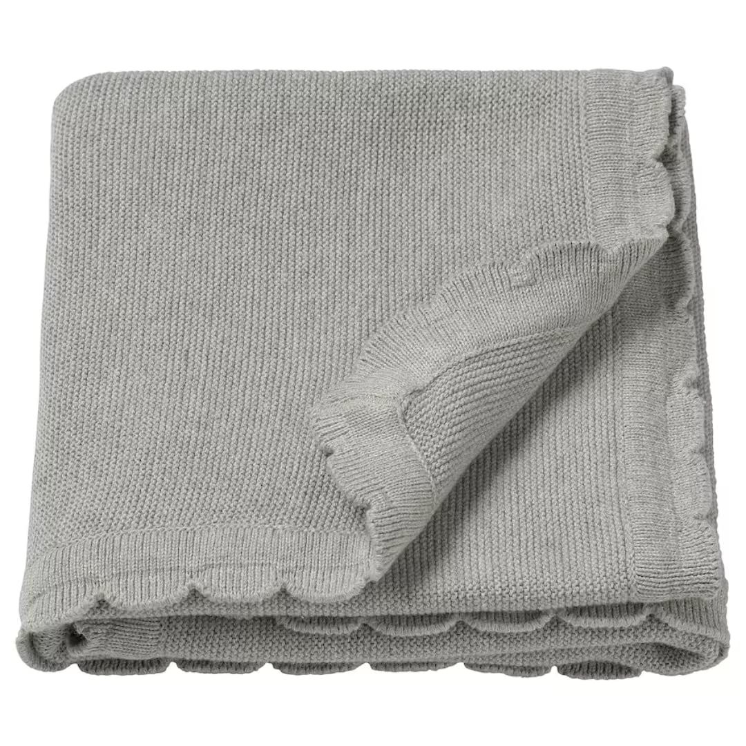 The Baby First Box Baby Blanket, All Season Blanket, Wrapping Sheet, Baby Blanket for Babies(0-12 Months, 35''x 28'', Light Grey)