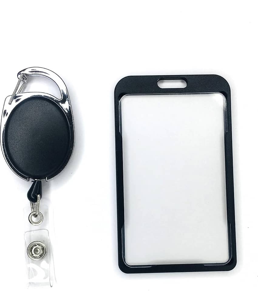 Dey 's stationery store Aluminium Card Holder ( Pack 1 )