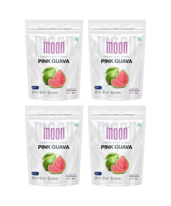 Moon Freeze Dried Pink Guava Cube, 16 gm - Pack of 4