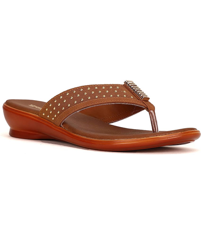 Bata Brown Women's Flats