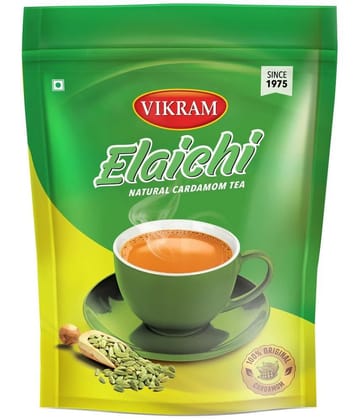 Vikram Elaichi CTC Tea, Enriched with 100% Natural Ground Cardamom (Elaichi), No Added Essence - 1kg
