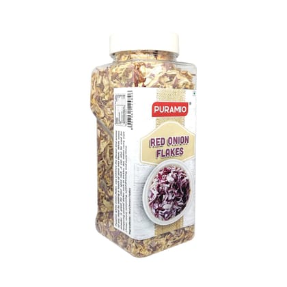 Puramio Red Onion Flakes, 200 gm