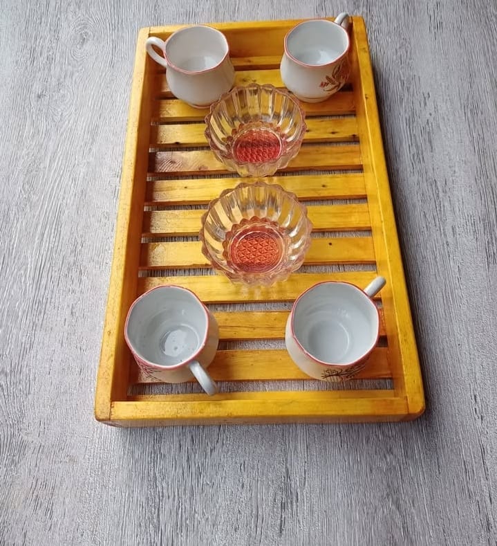 Wooden tray Size=1210 Pack Of 2