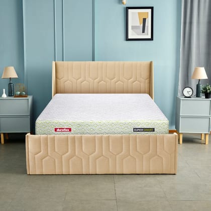 Tranquil Walnut shell ( Brown) Upholstered Bed-King