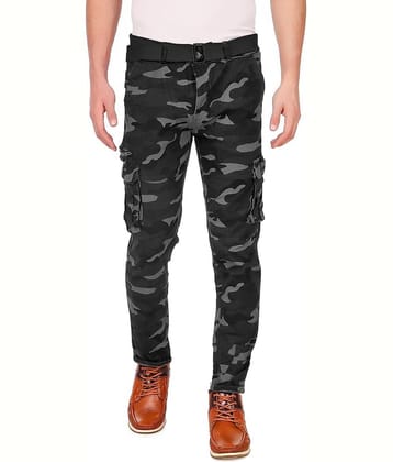 Reoutlook Regular Flat Men's Cargos - Black ( Pack of 1 )