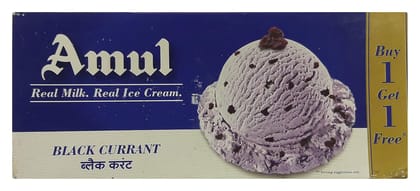 Amul Black Currant Party Pack Ice Cream (750 mL, Buy 1 Get 1 Free)