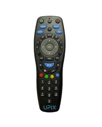 DTH Set Top Box Remote with Recording Feature, Compatible with Tata Sky SD or HD or HD Plus or 4K DTH Set Top Box Remote Control