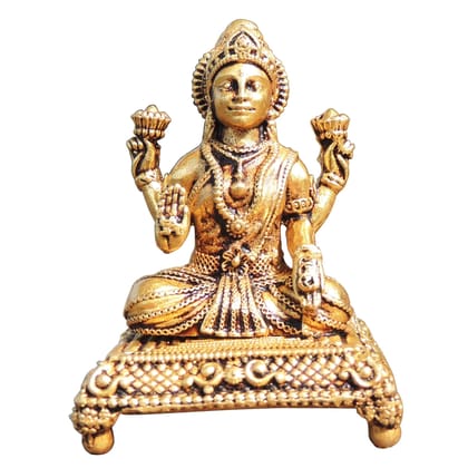 Brass Showpiece Laxmi Ji God Idol Statue (BSMAS1775 L)