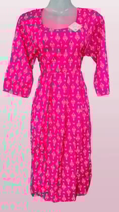 Pink Cotton Crop Top