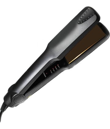geemy Temp Control Black Hair Straightener