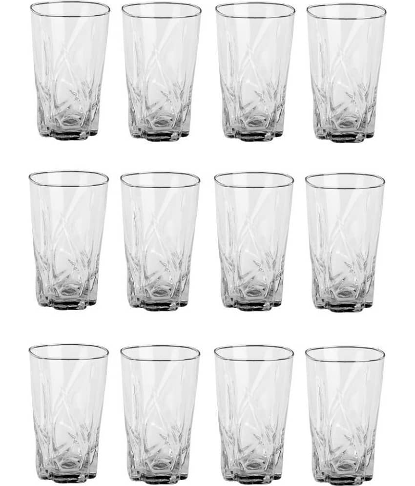 Afast Water/Juice  Glasses Set,  280 ML - (Pack Of 12)