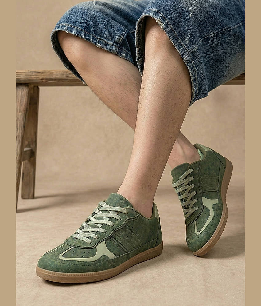 Fashion Victim Green Men's Sneakers