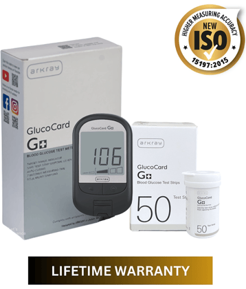 Arkray G+ Kit: 50Strips 25Lancet Glucometer