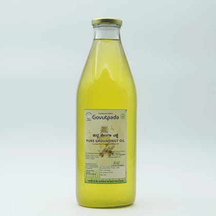 Wood Pressed Pure Groundnut Oil 1 L