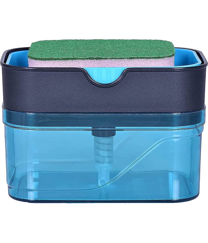 KTU - 2-in-1 Soap Dispenser for Kitchen and Sponge Holder