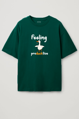 Feeling Porducktive - Oversized T-Shirt-XS