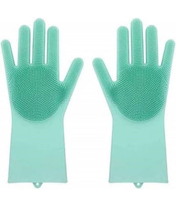 Euros Washing Gloves Latex Standard Size Cleaning Glove 1 Pair