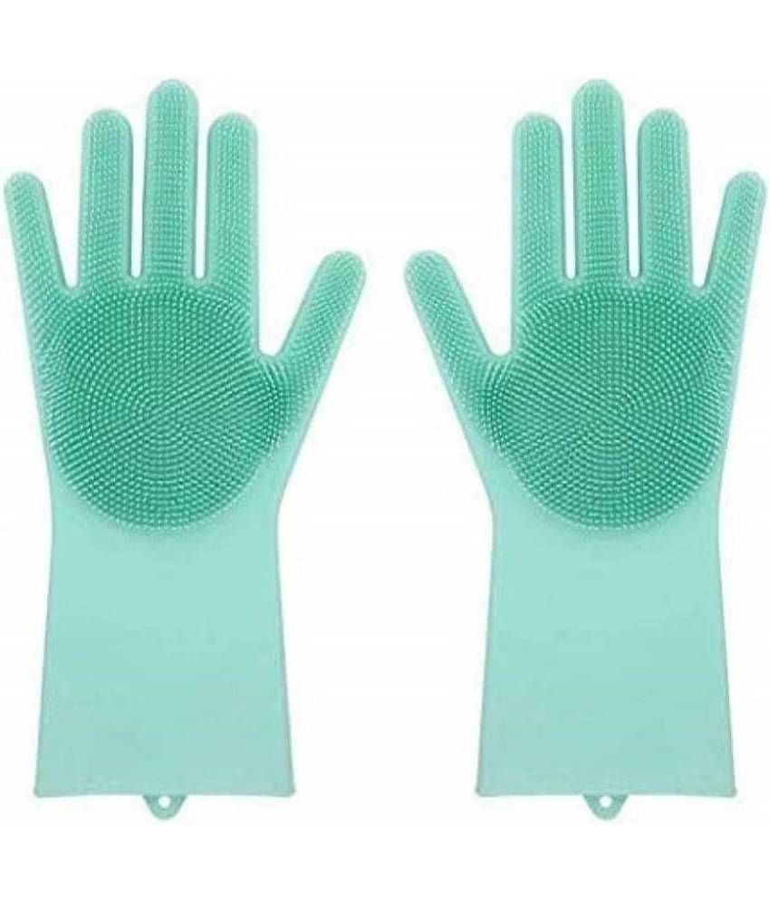 Euros Washing Gloves Latex Standard Size Cleaning Glove 1 Pair