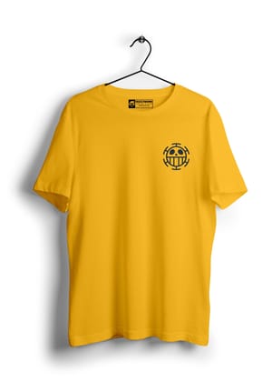Trafalgar Flag One Piece Half Sleeve T-Shirt-YELLOW / S